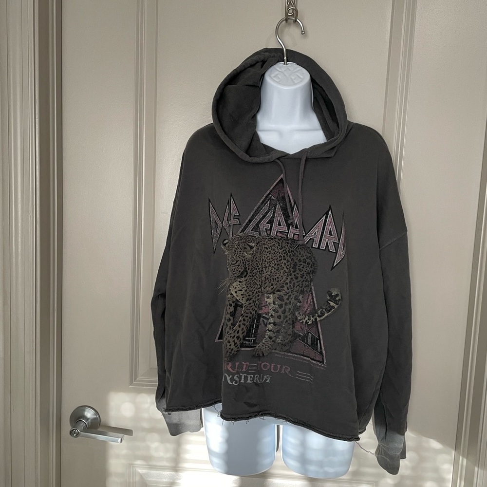 Gray Graphic Hoodie